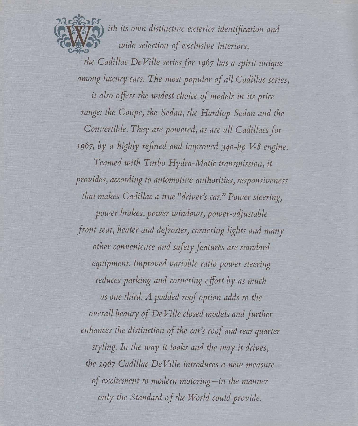1967 Cadillac Prestige Brochure Page 19